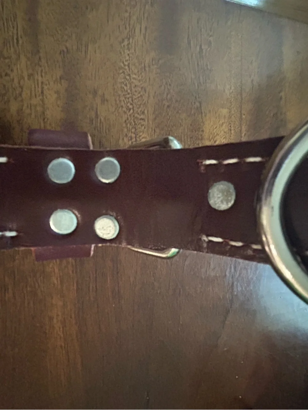 Ray Allen Dog Collar Heavy Duty Latigo Leather